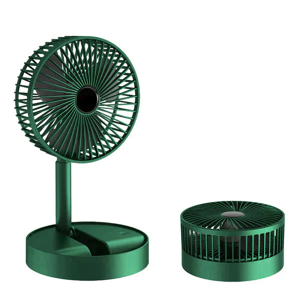 Ventilador Dobrável Portátil, Silencioso e Inteligente Com Controle Remoto