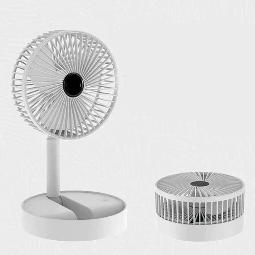 Ventilador Dobrável Portátil, Silencioso e Inteligente Com Controle Remoto