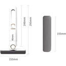 Mini Rodo Esfregão Portátil Limpeza Multifuncional com 2 Esponjas Refil