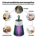 Lâmpada de Choque Elétrico Portátil Mata Mosquito USB