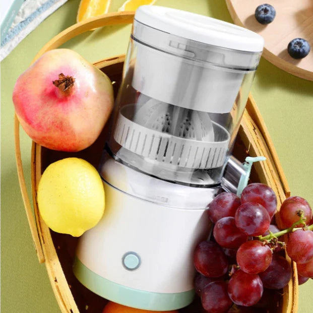 Espremedor Elétrico Recarregável USB para suco de Laranja, Limão e frutas em geral