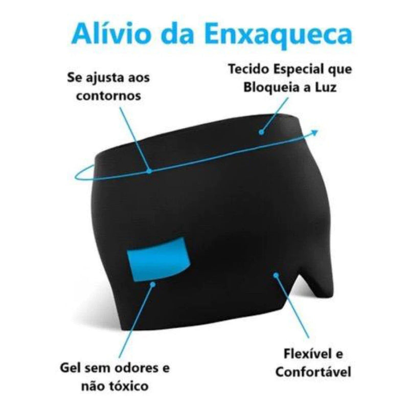 Touca para Alívio de Enxaqueca Fria e Quente
