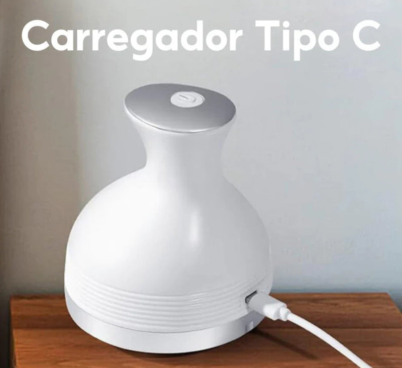 Massageador Elétrico para Cabeça recarregável