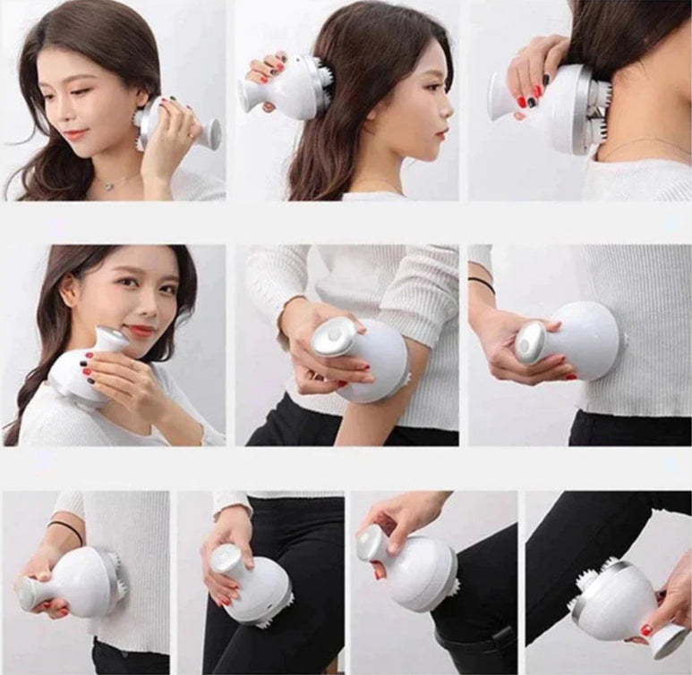 Massageador Elétrico para Cabeça recarregável