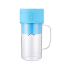 Copo Liquidificador recarregável e portátil de 500ml, com 6 laminas, tampa e canudo