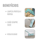 Flat Mop Esfregão Lava e Seca