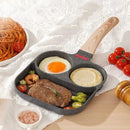 Frigideira multiuso antiaderente com 3 ou 4 divisórias