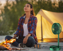 Ventilador Dobrável Portátil, Silencioso e Inteligente Com Controle Remoto
