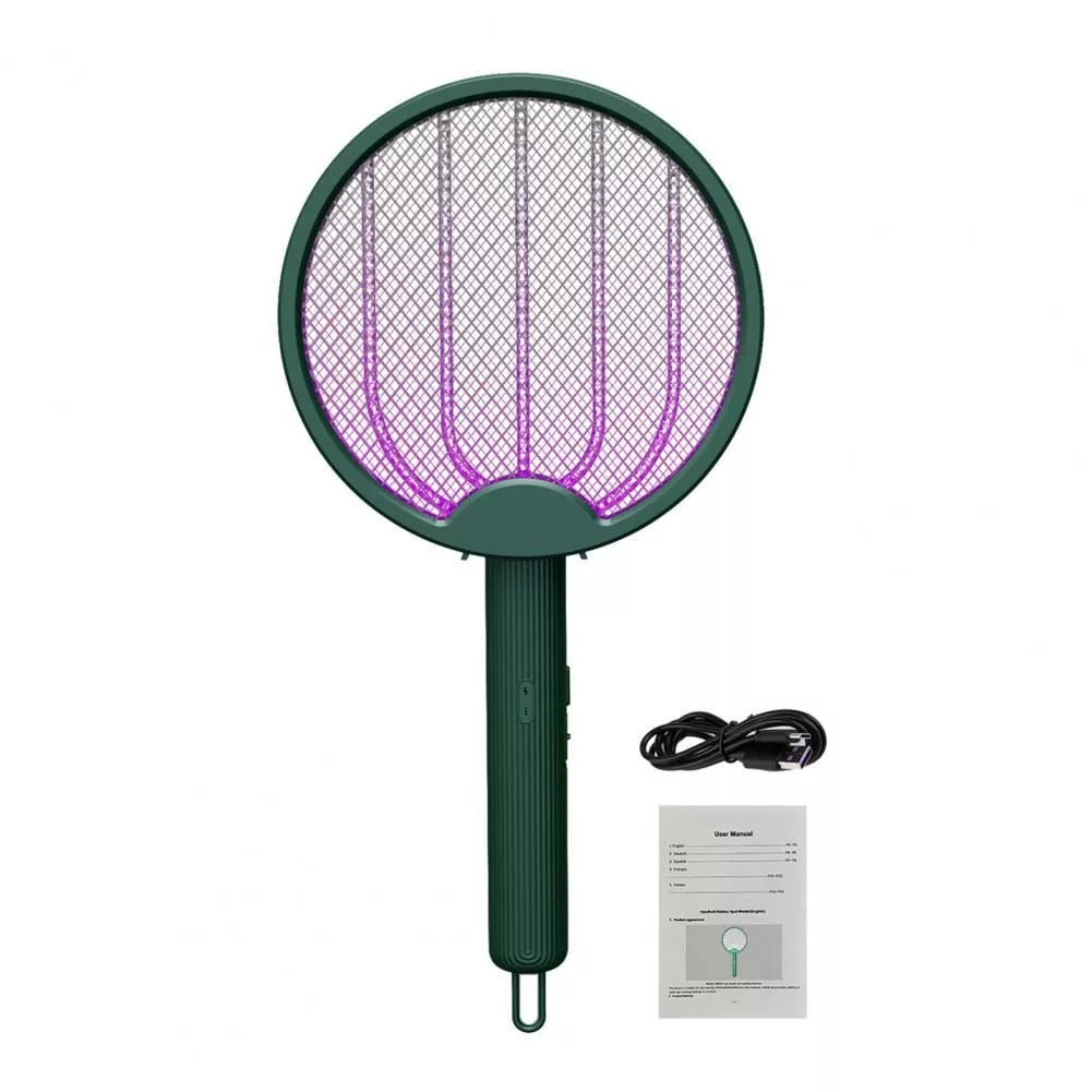 Raquete Mata Mosquito elétrica e dobrável
