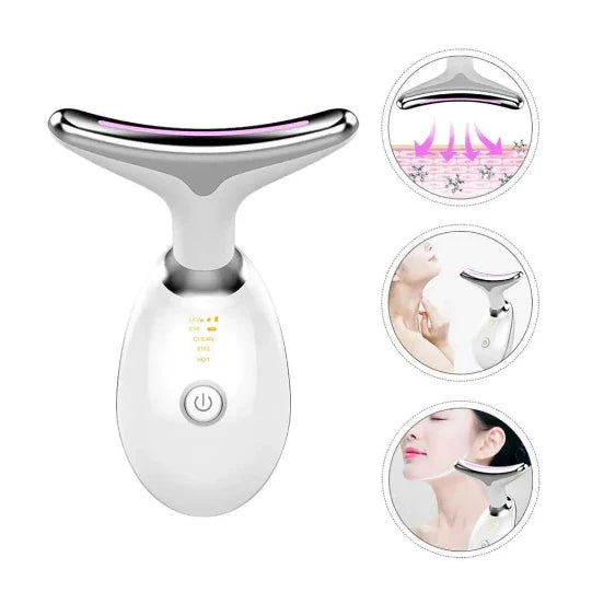 Massageador Rejuvenescedor Portátil Facial e Pescoço