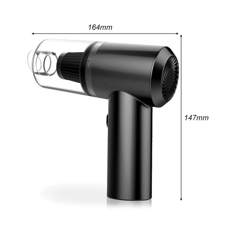 Mini Aspirador de Pó para Carro Portátil - USB