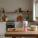 Copo Liquidificador recarregável e portátil de 500ml, com 6 laminas, tampa e canudo