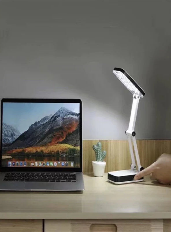 Luminária Portátil para Leitura com Led, Dobrável e Recarregável