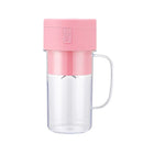 Copo Liquidificador recarregável e portátil de 500ml, com 6 laminas, tampa e canudo