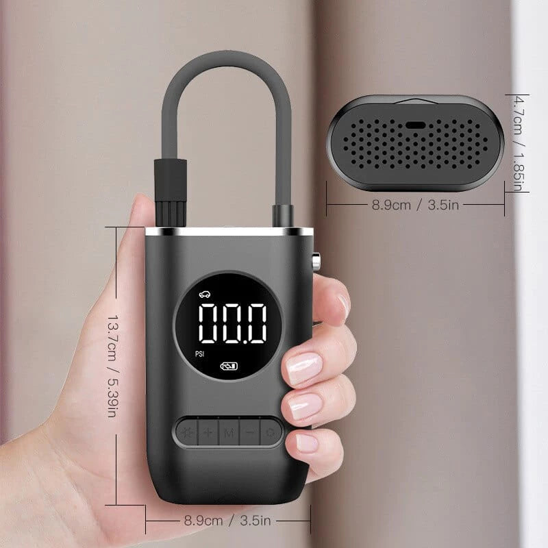 Mini Bomba de Ar Portátil para Carros e bicicleta