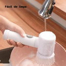 Escova Elétrica de Limpeza Multiuso 5 em 1