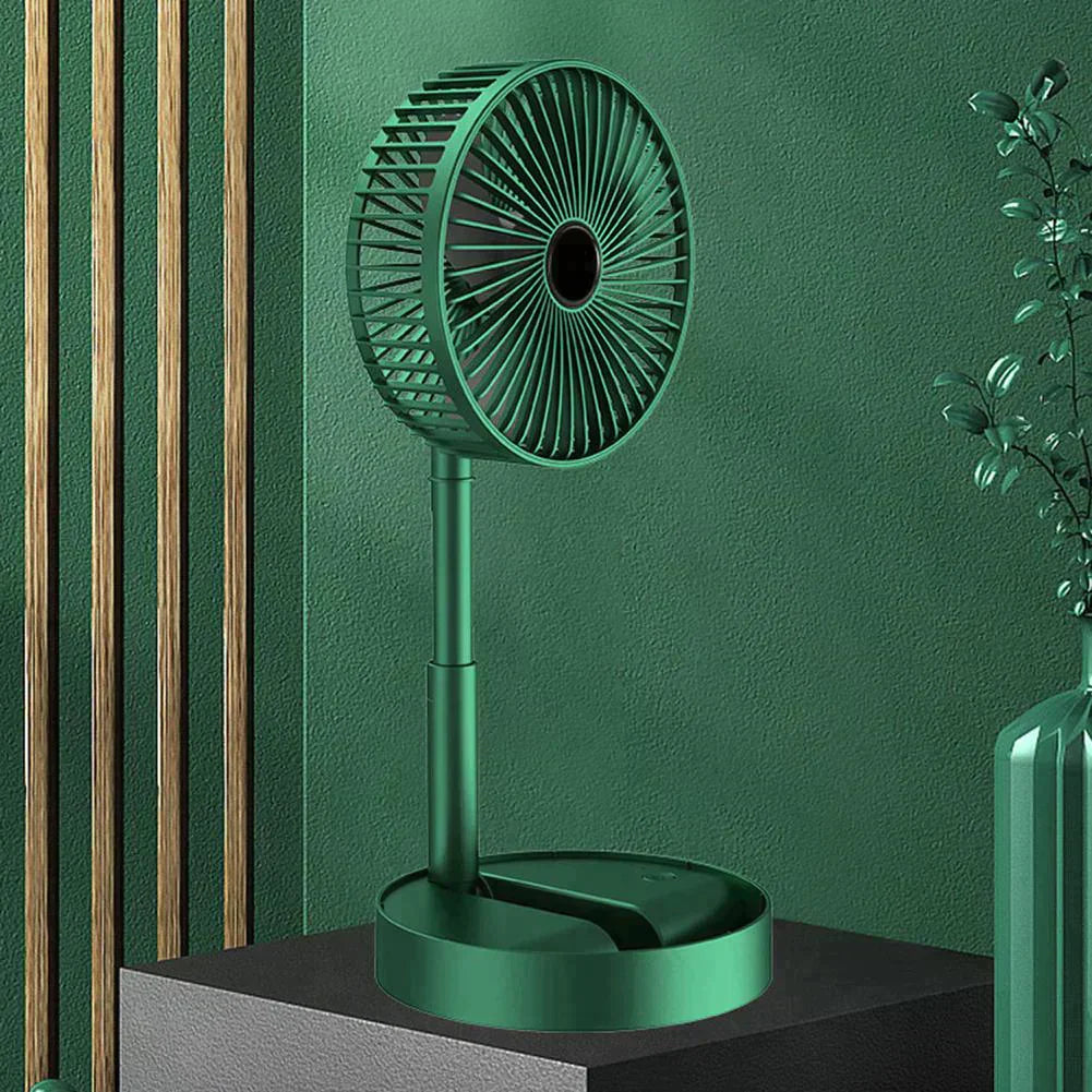 Ventilador Dobrável Portátil, Silencioso e Inteligente Com Controle Remoto
