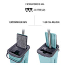 Flat Mop Esfregão Lava e Seca