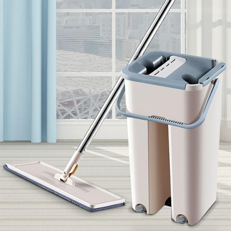 Flat Mop Esfregão Lava e Seca