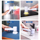 Escova Elétrica de Limpeza Multiuso 5 em 1