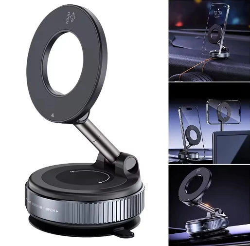 Suporte Magnético a Vácuo para Celular, Dobrável